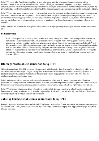 Oklejanie samochodów folią PPF:  zabezpieczenie lakieru na  najwyższym poziomie