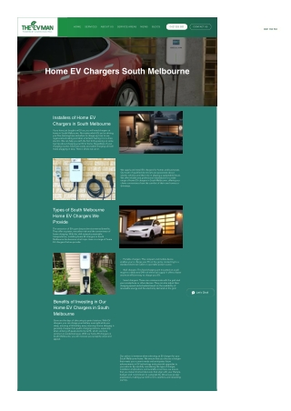 Home EV Chargers South Melbourne