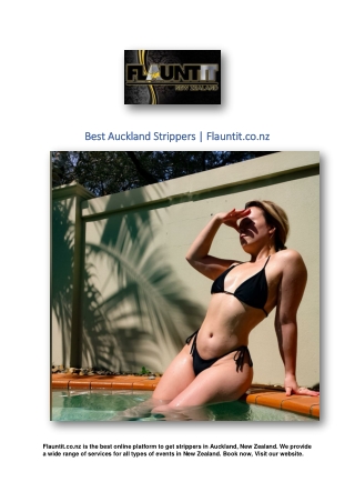 Best Auckland Strippers | Flauntit.co.nz