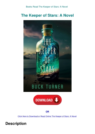 Books Read The Keeper of Stars A Novel