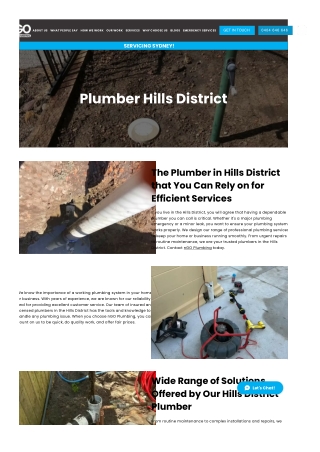 Plumber Hills District