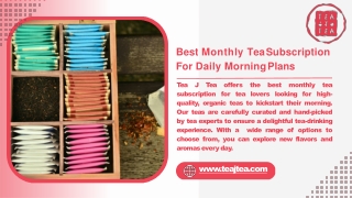 Discover the Best Monthly Tea Subscription for Tea Lovers