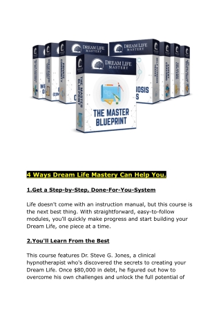 Master Your Dreams and Transform Your Reality with Dream Life Mastery