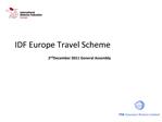 IDF Europe Travel Scheme