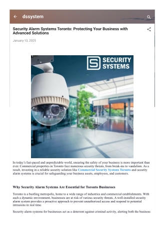 Security Alarm Systems Toronto Protecting Your Business with Advanced Solutions (2)