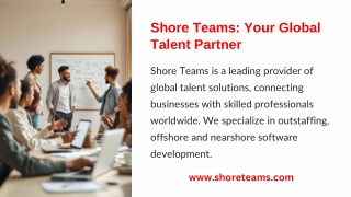 Shore Teams: Your Global Talent Partner