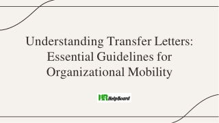 Transfer Letter