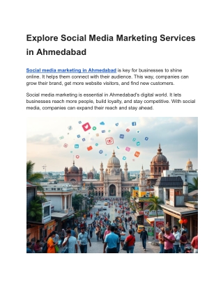 Explore Social Media Marketing Services in Ahmedabad-Raybotix Digital