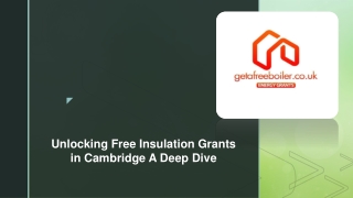 Unlocking Free Insulation Grants in Cambridge A Deep Dive