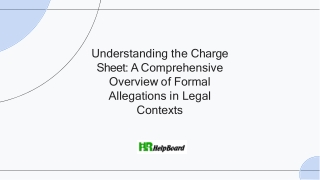 What is Charge Sheet