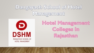 Hotel Management Colleges In Rajasthan 5