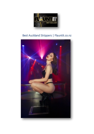 Best Auckland Strippers | Flauntit.co.nz