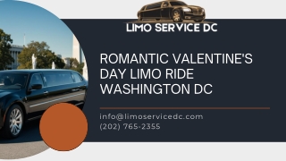 Romantic Valentine's Day Limo Ride Washington DC