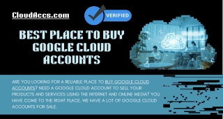 Best Place to Buy Verified Google Cloud Accounts