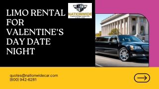 Limo Rental for Valentine's Day Date Night