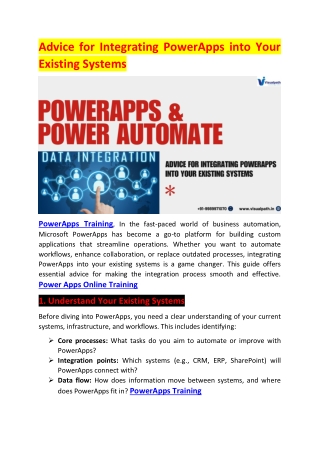 PowerApps Training | Enhance Skills with PowerApps Online