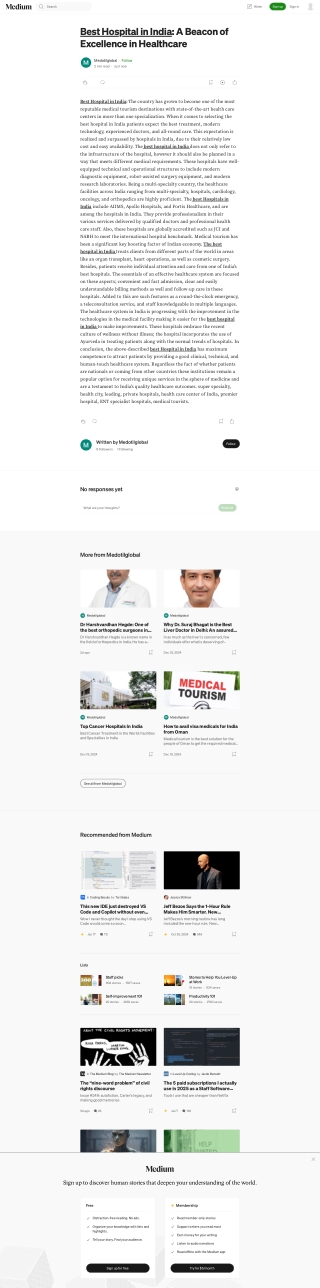 World-Class Healthcare at the Best Hospital in India