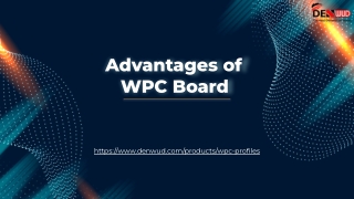 Advantages of WPC Board