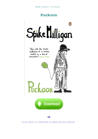 READ Books Puckoon