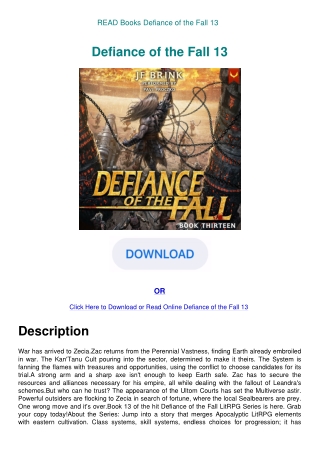 READ Books Defiance of the Fall 13