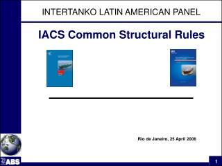 IACS Common Structural Rules