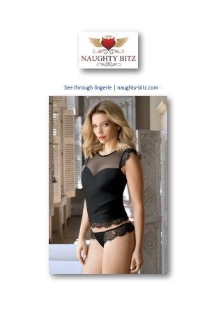 See through lingerie | naughty-bitz.com