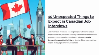 10 Unexpected Things to Expect in Canadian Job Interviews