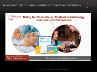 Billing for Cosmetic vs. Medical Dermatology Services Key Differences