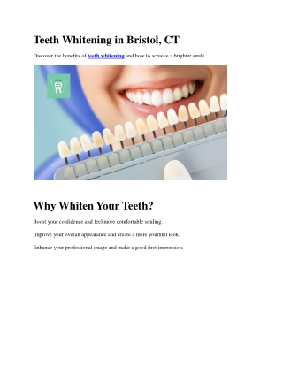 Teeth Whitening in Bristol