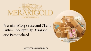 Premium Corporate and Client Gifts – Thoughtfully Designed and Personalized