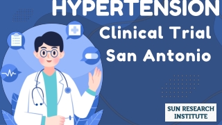 Hypertension Clinical Trial San Antonio