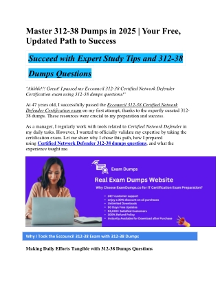 Master 312-38 Dumps in 2025 | Your Free, Updated Path to Success
