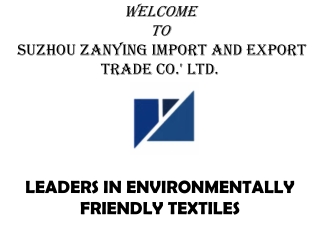 Trusted Taffeta Fabric Supplier - Suzhou Zanying Import & Export