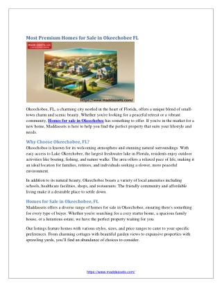 Most Premium Homes for Sale in Okeechobee FL