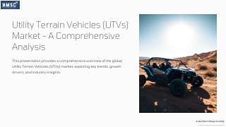 Utility Terrain Vehicles UTVs Market Trends and Growth