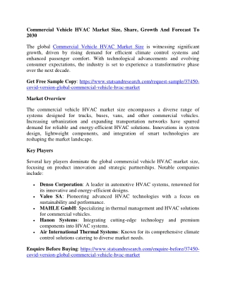 Commercial Vehicle HVAC Market Size
