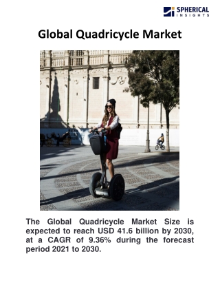 Global Quadricycle Market