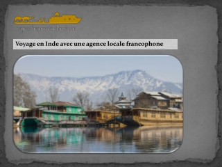 Voyage en Inde avec une agence locale francophone