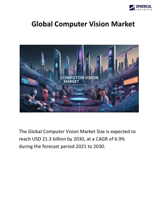 Global Computer Vision Market
