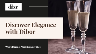 Timeless Elegance: Luxury Champagne Glasses by Dibor