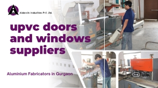 upvc doors and windows suppliers