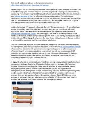 Employee Appraisal Systems for Better Teams