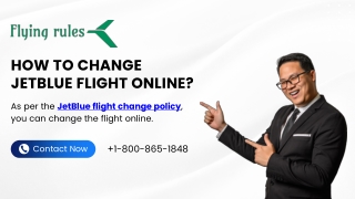 How To Change JetBlue Flight Online?