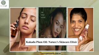 Kakadu Plum Oil Nature’s Skincare Elixir