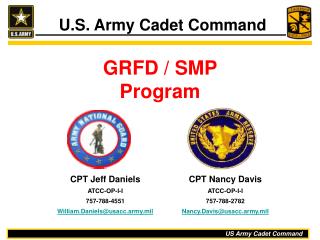 GRFD / SMP Program