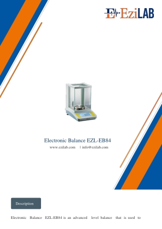 Electronic-Balance-EZL-EB84