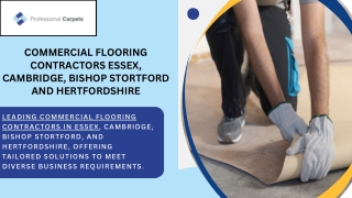 Commercial Flooring Contractors Essex, Cambridge, Bishop Stortford and Hertfordshire