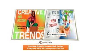 Web Design Company India by Converthink Solution