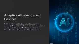 Adaptive AI Development Services