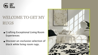 Black White Living Room Rug: A Timeless Addition to Your Space